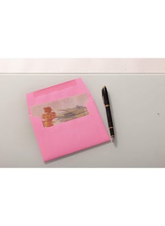 EnDoc A7 Pink Envelopes Can Be Used For 5X7 Cards Invitations Photos Graduation Baby Shower Weddings Business And Mailing 5 1/4" X 7 1/4" Bright Pink Envelopes 25 Pack  - Image 4