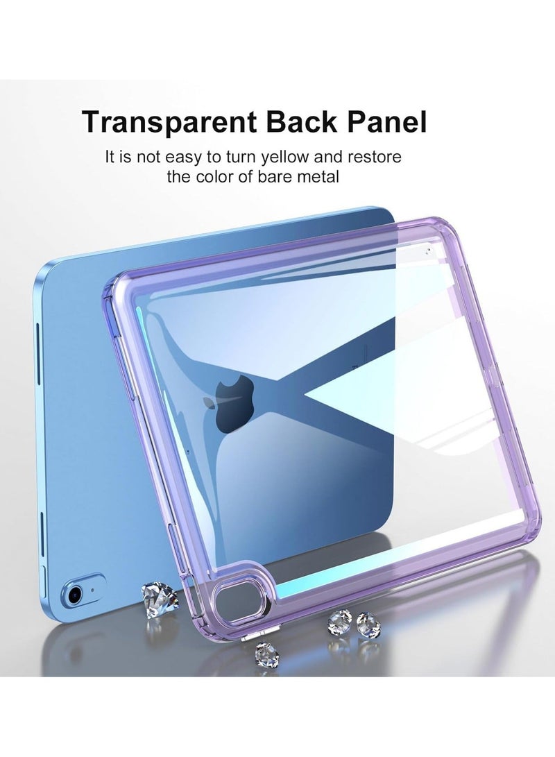general iPad Air 11" M2 2024/iPad Air 5th/4th 10.9" Case TPU Flexible Frame Thin Light Anti-Scratch Shockproof Clear Hard Acrylic Back Cover for iPad Air 11 2024 - Image 4