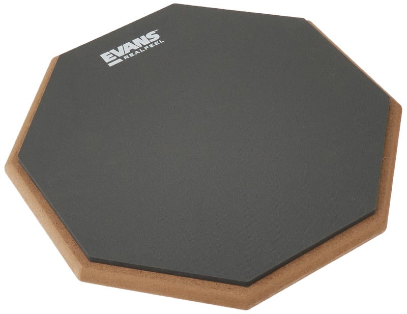 Evans RealFeel - Drum Practice Pad - Drum Pad - Drummer Practice Pad - Gum Rubber, Single Sided, 12 Inch - Image 4
