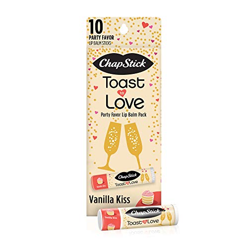 Chapstick Party Favor Lip Balm Gift Pack Toast to Love 10 Sticks 0.15 oz Each - Image 1