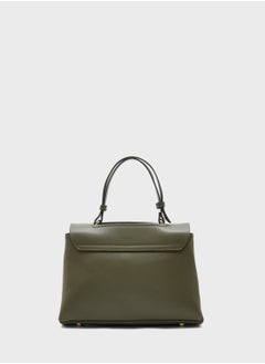 ELLA Metal Trim Detail Satchel Bag  - Image 2
