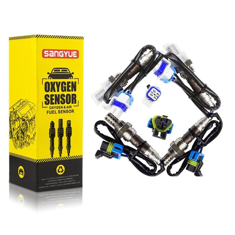 Sangyue 4X Oxygen O2 Sensor for 2003 2004 2005 2006 GMC Yukon Yukon XL 1500 60L Upstream Downstream