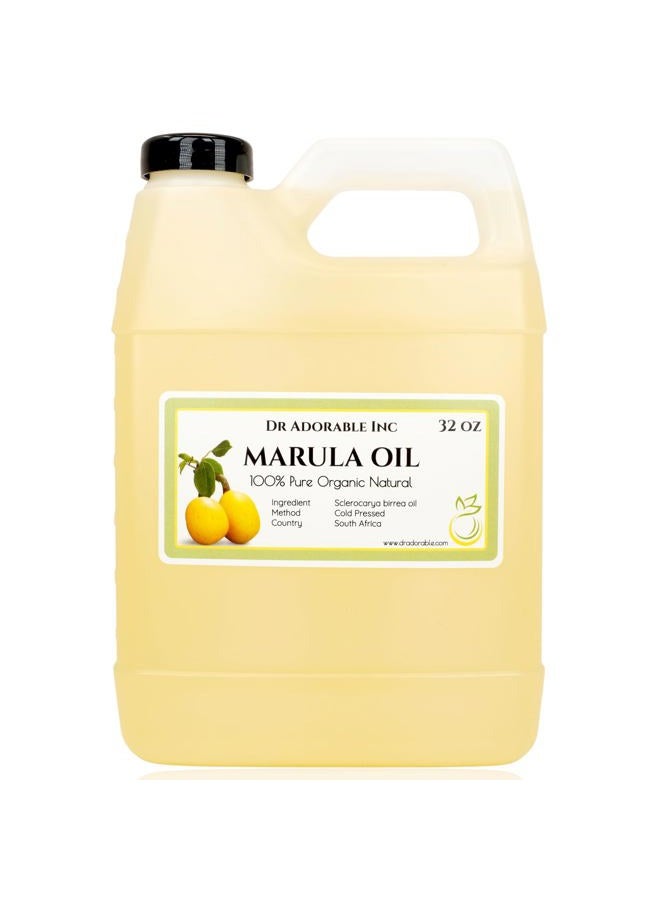 Dr. Adorable 32 OZ PREMIUM MARULA CARRIER OIL BY 100% PURE ORGANIC COLD PRESSED - Image 1