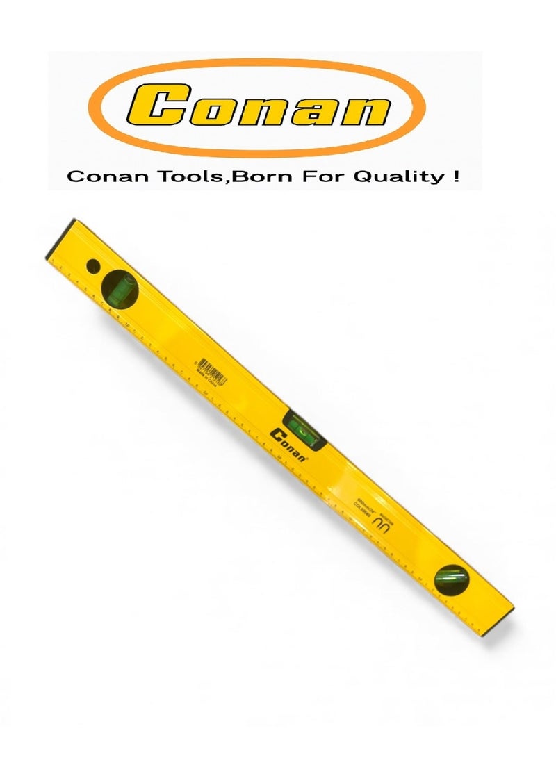 Conan Professional Magnetic Spirit Level 600mm (24 Inch) – Heavy-Duty Aluminum Body High Accuracy for Construction & Carpentry – Model COL09060 - Image 1