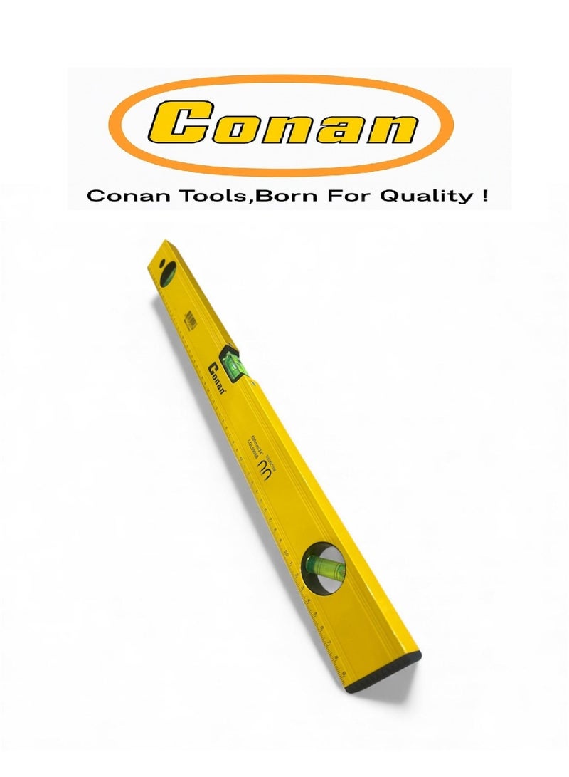Conan Professional Magnetic Spirit Level 600mm (24 Inch) – Heavy-Duty Aluminum Body High Accuracy for Construction & Carpentry – Model COL09060 - Image 2