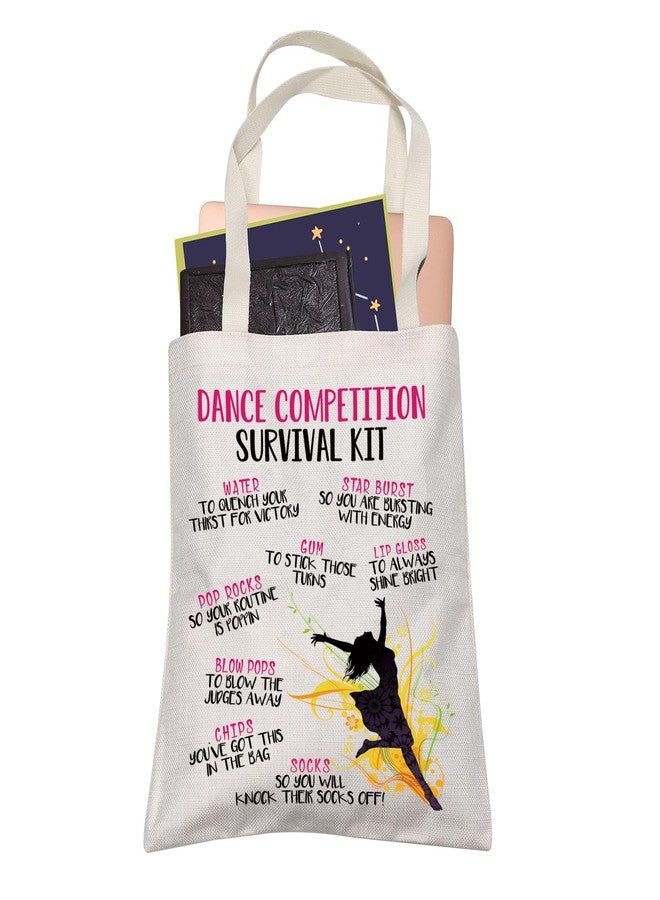 LEVLO Dancer Team Gift Dance Competition Survival Kit Cheer Competition Tote Bag for Sister Daughter Mother Dance Troupe Chief (DANCE COMPETITION) - Image 1