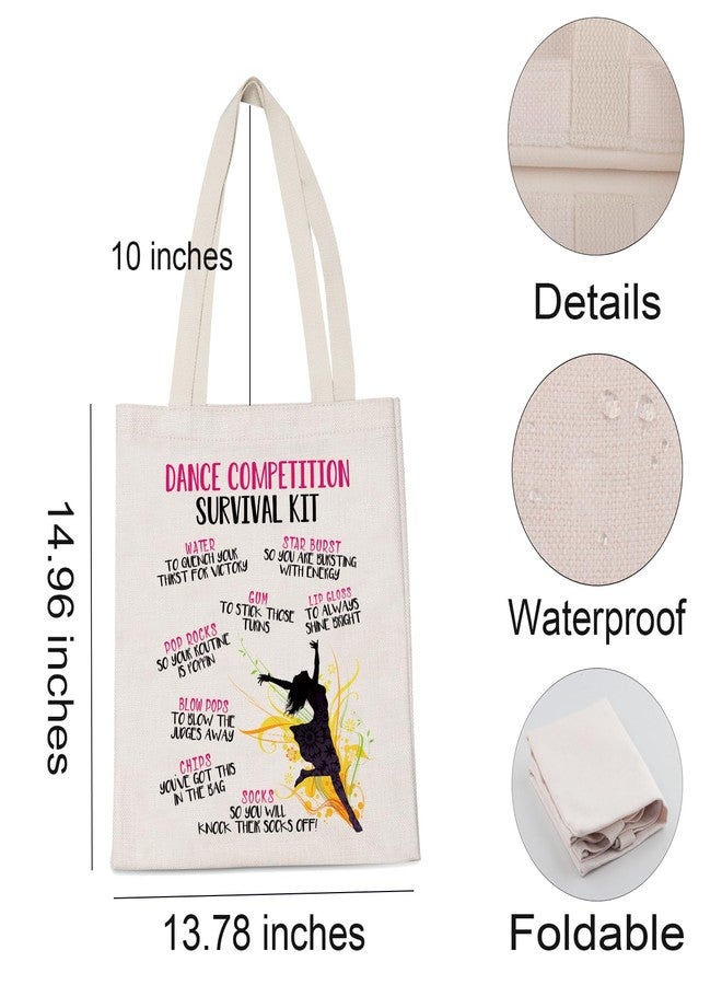 LEVLO Dancer Team Gift Dance Competition Survival Kit Cheer Competition Tote Bag for Sister Daughter Mother Dance Troupe Chief (DANCE COMPETITION) - Image 2