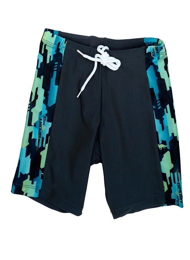 babyqlo Sport Camo 3 Pc Boys Swimsuit Set Green
