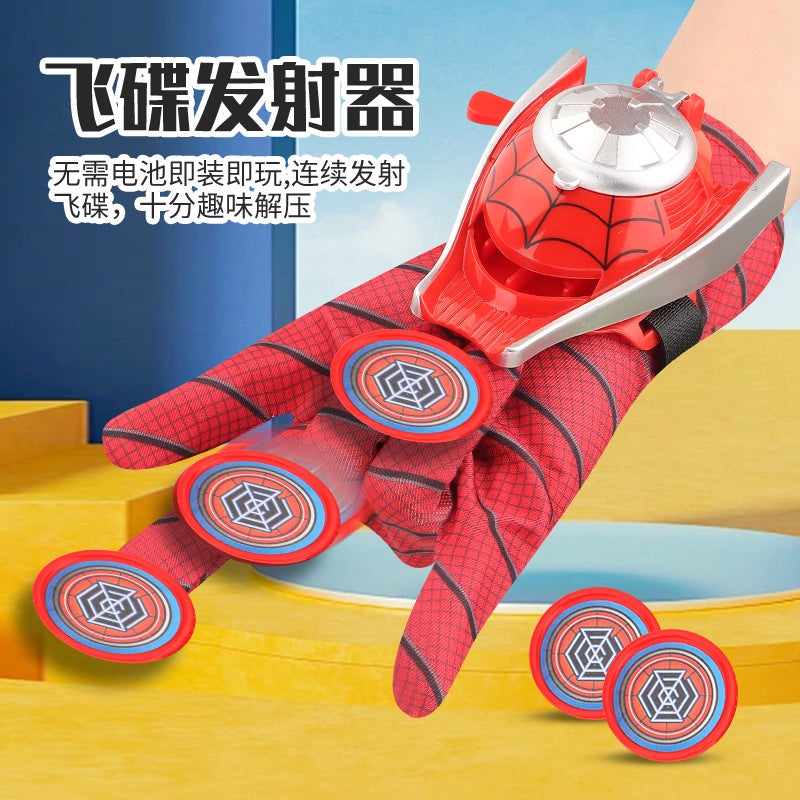 A Generation Of Spider Hero Deformation Watch Ejection Toy Wrist Launcher Ejection Frisbee Children'S Gift - Image 2