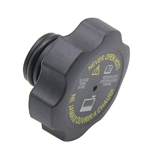 QDJUNE 15075118 RC98 Radiator Cap Radiator Surge Tank Cap 15 P.S.I. Replacement for Chevy GMC Duramax 1999-2006 Silverado Sierra, 1999-2012 Malibu, 2000-2006 Tahoe Yukon, 1999-2005 Grand Am - Image 4