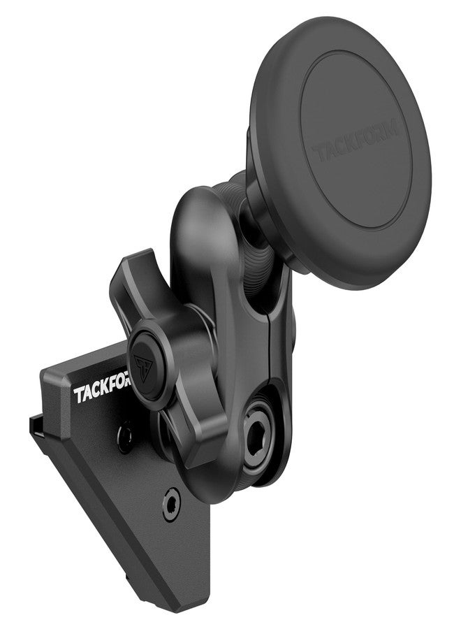 Tackform Link Vent Mount Magnetic Phone Holder - Compatible with 2021-2025 Ford F150 & Raptor, 2023-2025 Ford Super Duty | Aluminum | 2" Arm | Black | (NOT MAGSAFE Compatible) - Image 1