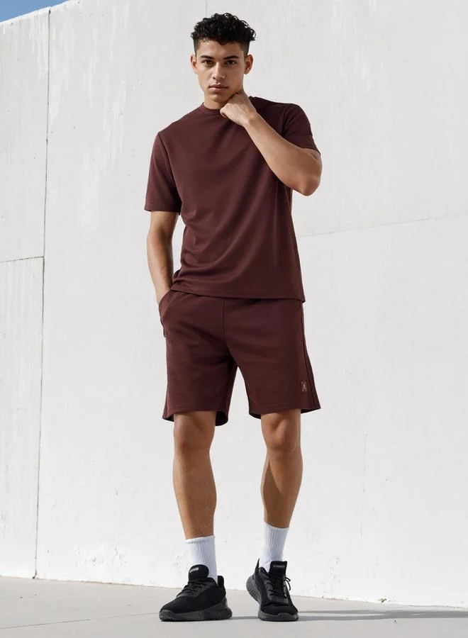 ADOT by Splash Waffle Textured T-shirt