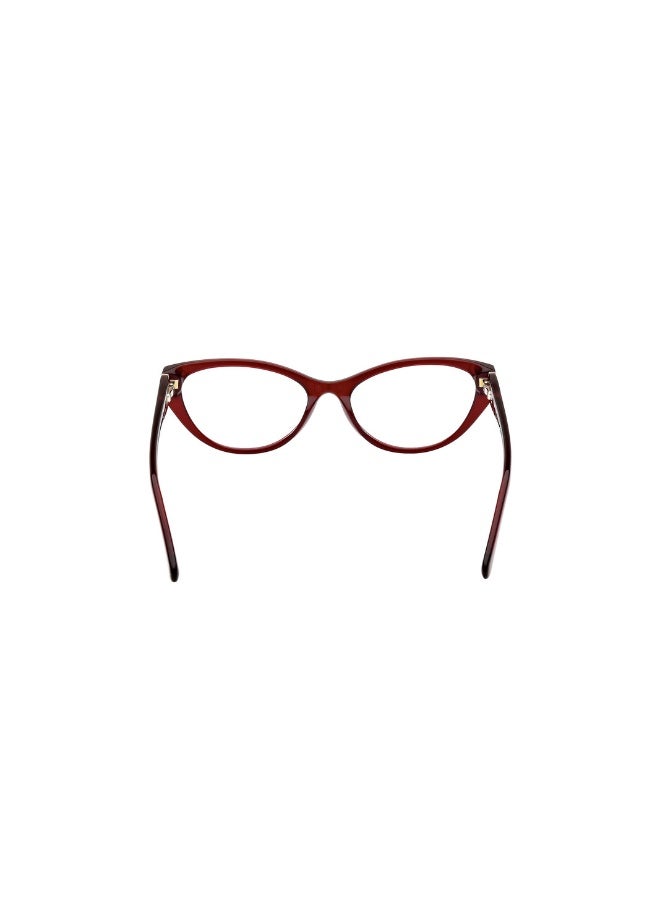 GANT Ga4142 Cat Acetate Frames For Women Size 54, Shiny Dark Red - Image 4