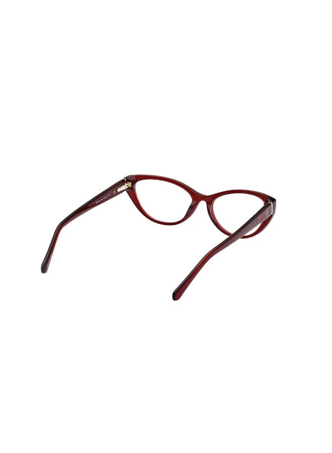 GANT Ga4142 Cat Acetate Frames For Women Size 54, Shiny Dark Red - Image 5
