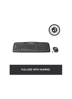 Logitech MK330 Wireless Keyboard and Mouse Combo for Windows, 2.4 GHz Wireless with Unifying USB-Receiver, Portable Mouse, Multimedia Keys, Long Battery Life, PC/Laptop English/Arabic Layout -Black - pzsku/ZFBB587E52E2363B4C6A7Z/45/_/1737962055/775d0206-a4ee-4bf1-bf64-dce62f0f4dd2