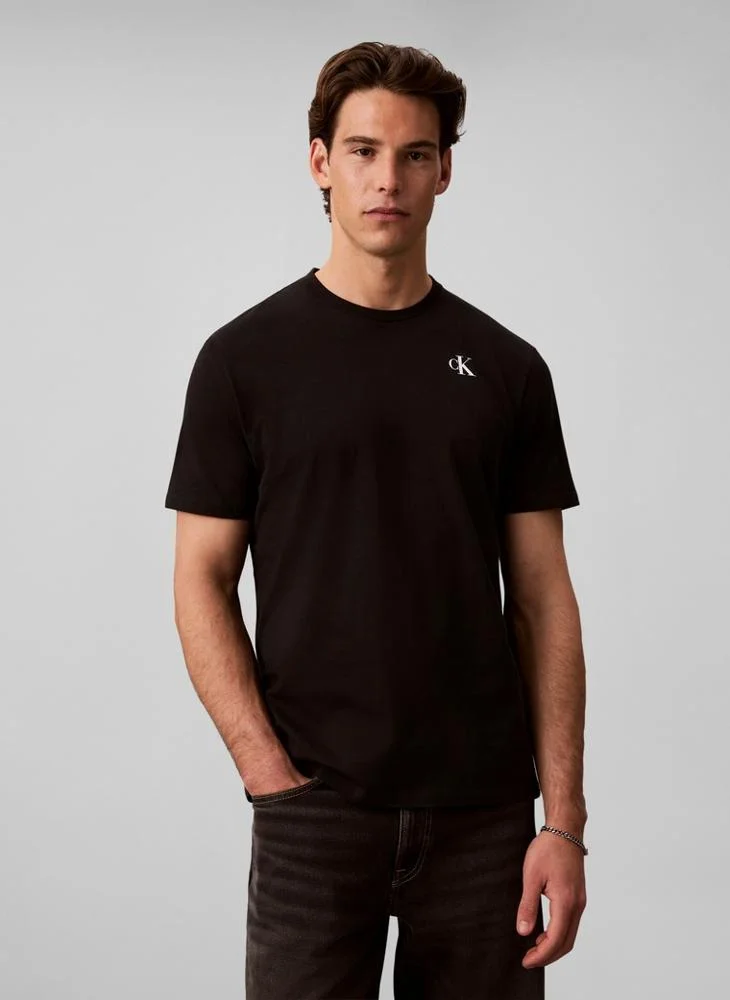 Back Logo Graphic Crew Neck T-Shirt