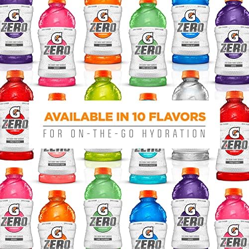 Gatorade G Zero Thirst Quencher, 3 Flavor Variety Pack, 20oz Bottles (12 Pack) - Image 4