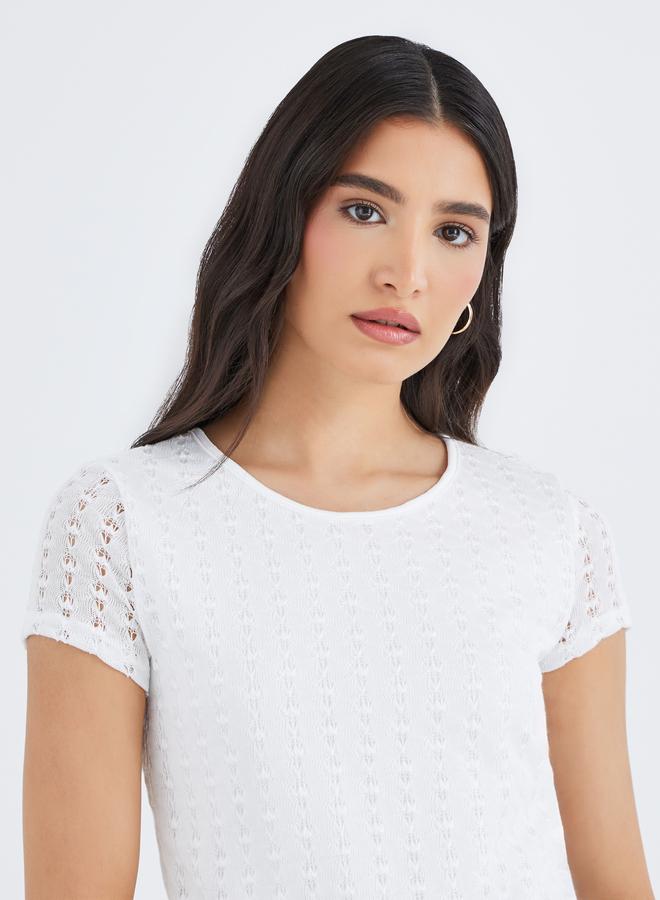 Take Two Asymmetric Hem Knit Top - Image 3