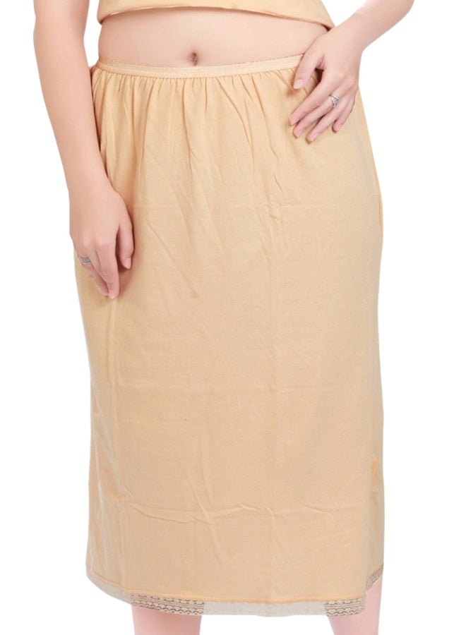 mybody MyBody Maxi Inskirt Pack of 2 – Skin Cotton Underskirts for Women | Breathable & Stretchable Inner Skirt for Abaya, Gown & Maxi Dress | Sizes S to 3XL | Comfortable Modest Wear  - Image 5