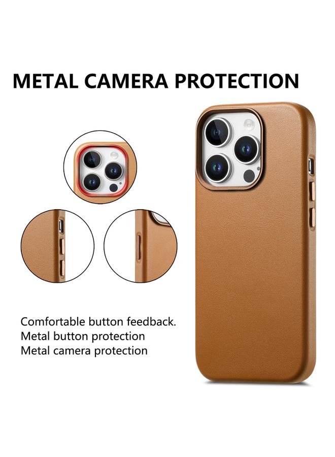 Zaboon Case For iPhone 13 Pro Max Electroplated Metal Button MagSafe Phone Case - Image 2