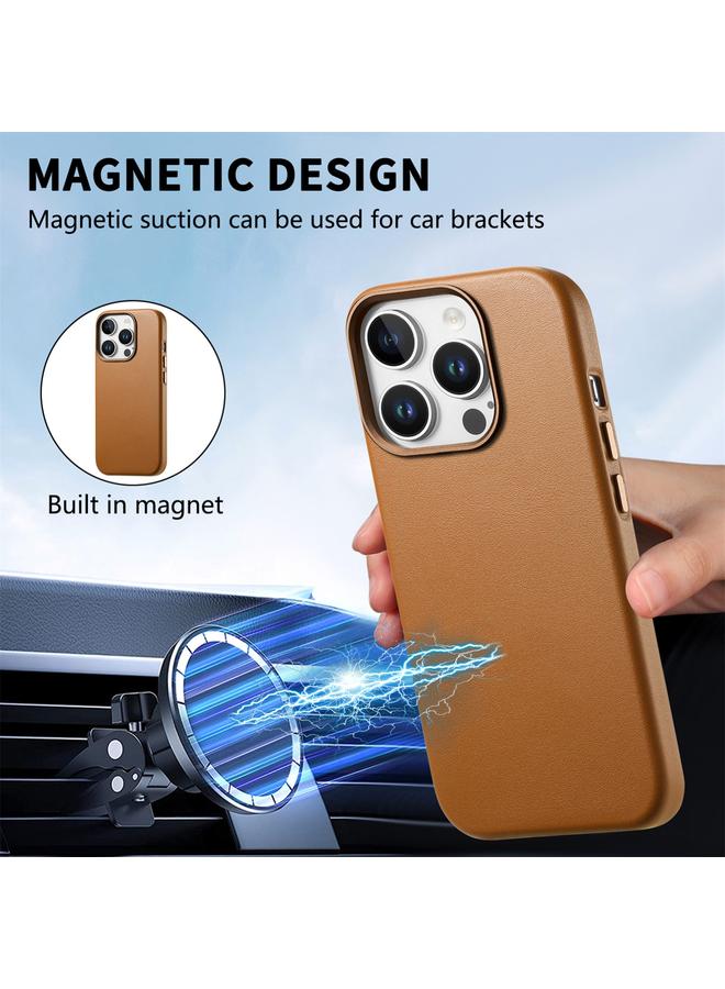 Zaboon Case For iPhone 13 Pro Max Electroplated Metal Button MagSafe Phone Case - Image 5