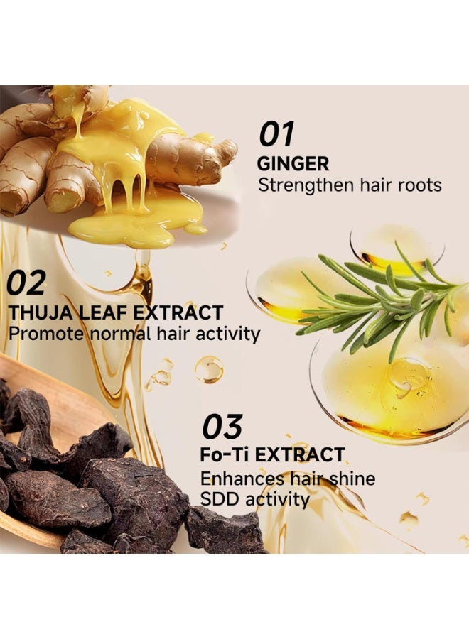 1 PCS Anti Hair Loss Shampoo, Promote Hair Growth and Thickening & Strengthening Shampoo with Various Plant Extracts for Thinning Hair Women（300ml） - Image 4