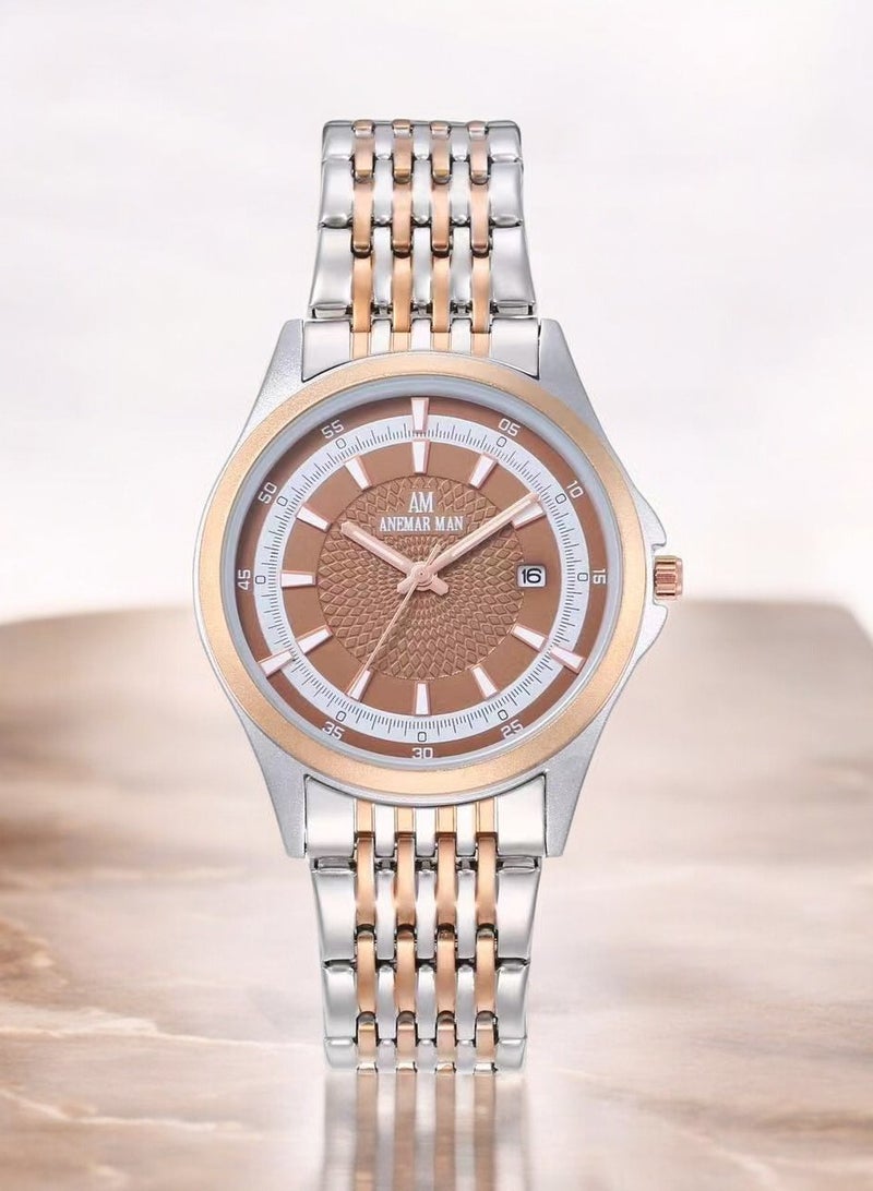 ANEMAR MAN An original men's wrist watch made of steel, waterproof and of high quality, from Anemar Man