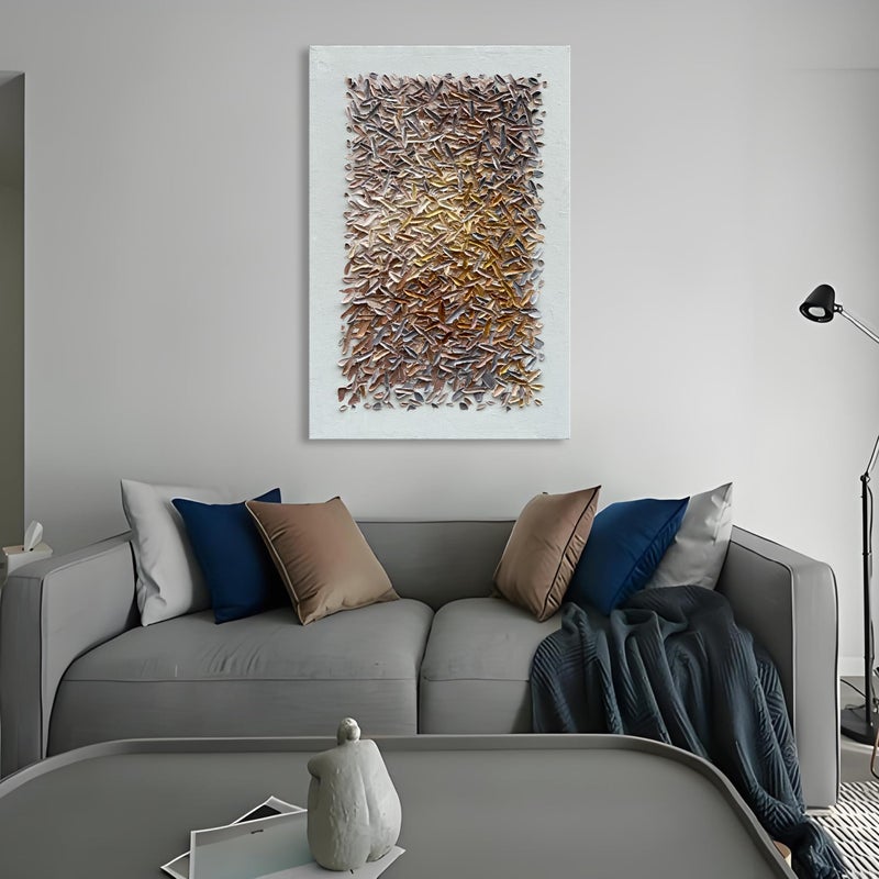 Limiyer Art Hand Painted Minimalist Art Oil Painting Modern Abstract Art Oil Painting Home Office Corridor Wall Decoration 45x30 inches - Image 5