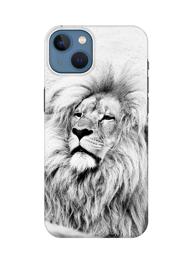 Stylizedd - Case for iPhone 15 Slim Snap Classic Series Mobile Cover Hard PC Shield Matte Finish Phone CasePrint - Wise Lion - Image 1