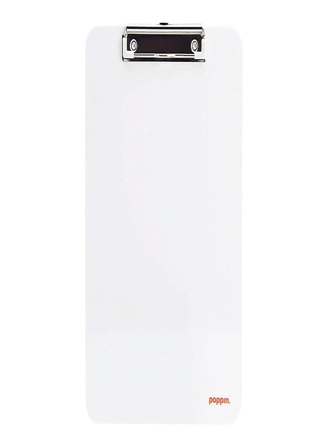 Poppin Clipboard - Letter Sized Clipboard with Strong Metal Clip (White, Letter) - Image 1