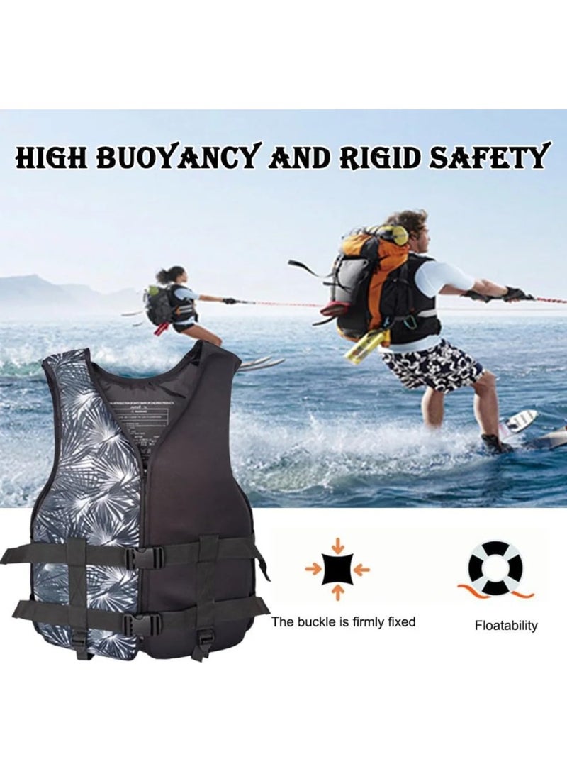 Generic Life Jacket Safety Vests Water Suit Kayak Boating Swimming Surfing Drifting Gear Size XL 75 to 100 Kg. - Yellow - Image 5