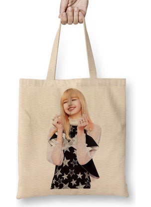 Print Shop Blackpink Lisa 01 Cloth Bag Long Handle