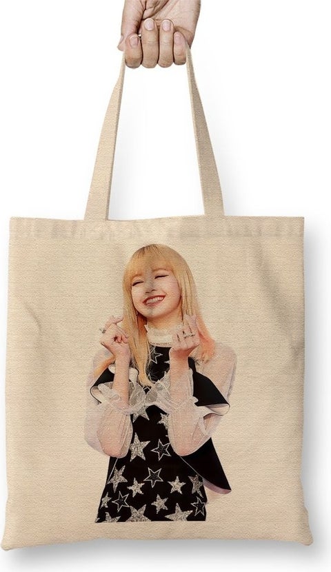 Print Shop Blackpink Lisa 01 Cloth Bag Long Handle