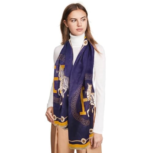 EXTREE Scarfs for Women Pashmina Silky Shawl Wrap for Evening Dressing Blanket Open Front Poncho Cape - Image 5