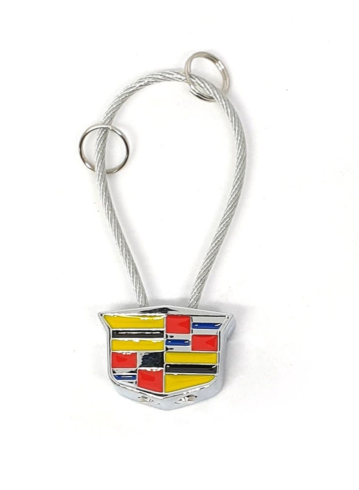 Service Zone 3D Logo Zinc Alloy Keychain For Cadillac - Image 1