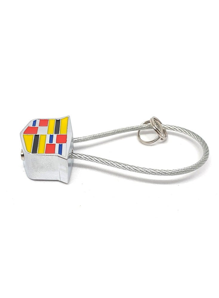 Service Zone 3D Logo Zinc Alloy Keychain For Cadillac - Image 2