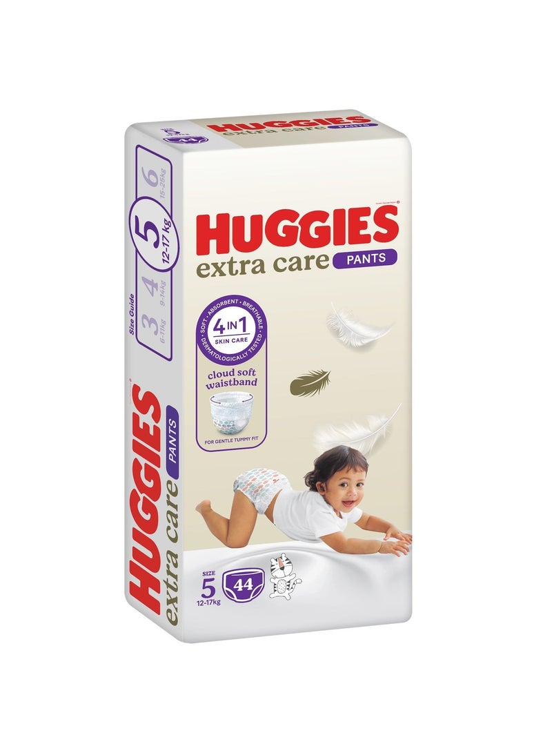 Huggies Extra Care Baby Culottes, Size 5 (12-17 kg), Jumbo Pack - Image 2