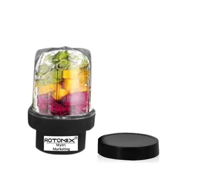 BULLET JAR FOR MIXER GRINDER SMALL PACK OF 1 350 ML ABS TRANSPARENT JUICER JAR BLACK NMA68