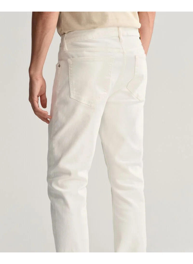 غانت Gant Regular White Jeans