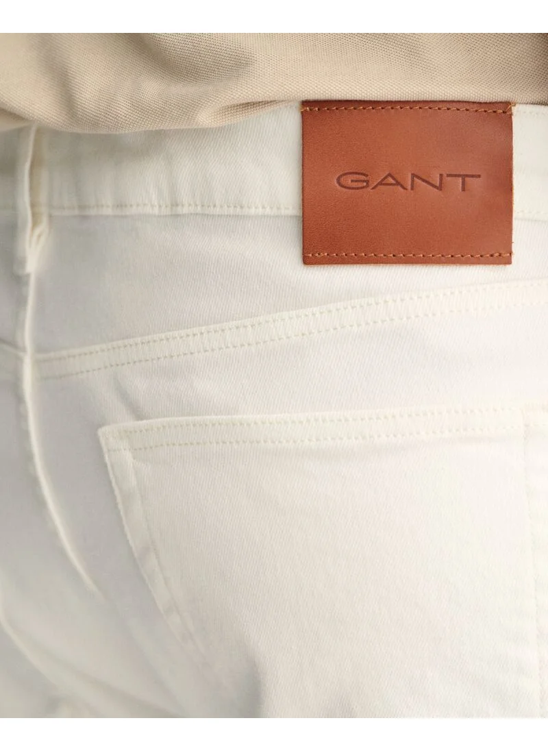 غانت Gant Regular White Jeans