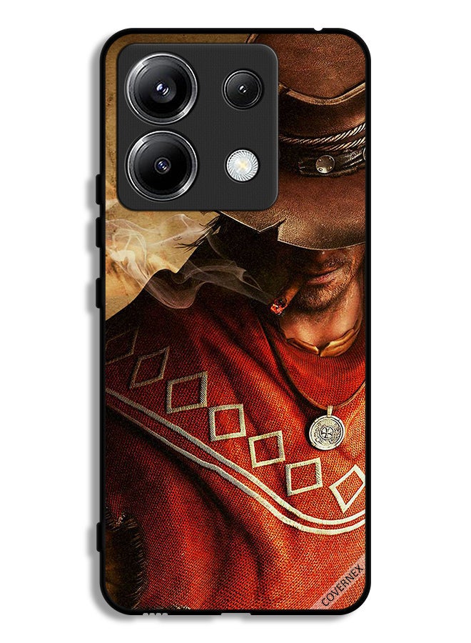 Covernex Xiaomi Poco X6 5G Protective Case Cover Stylish Hat Man - Image 1