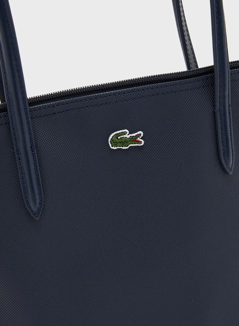 LACOSTE Zip Around Tote Bag