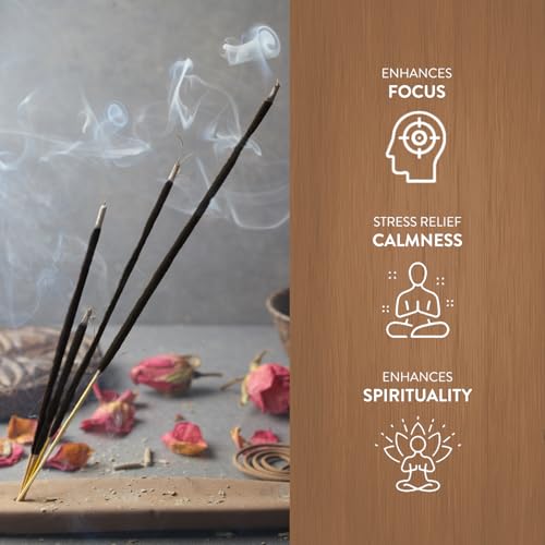 Hem Egyptian Musk Incense Sticks – Pack of 6 Boxes (120 Sticks Total, 9-Inch Long) | Natural Hand-Rolled Aroma for Meditation, Rituals, Relaxation & Odor Removal | 20g Each Box - Image 4