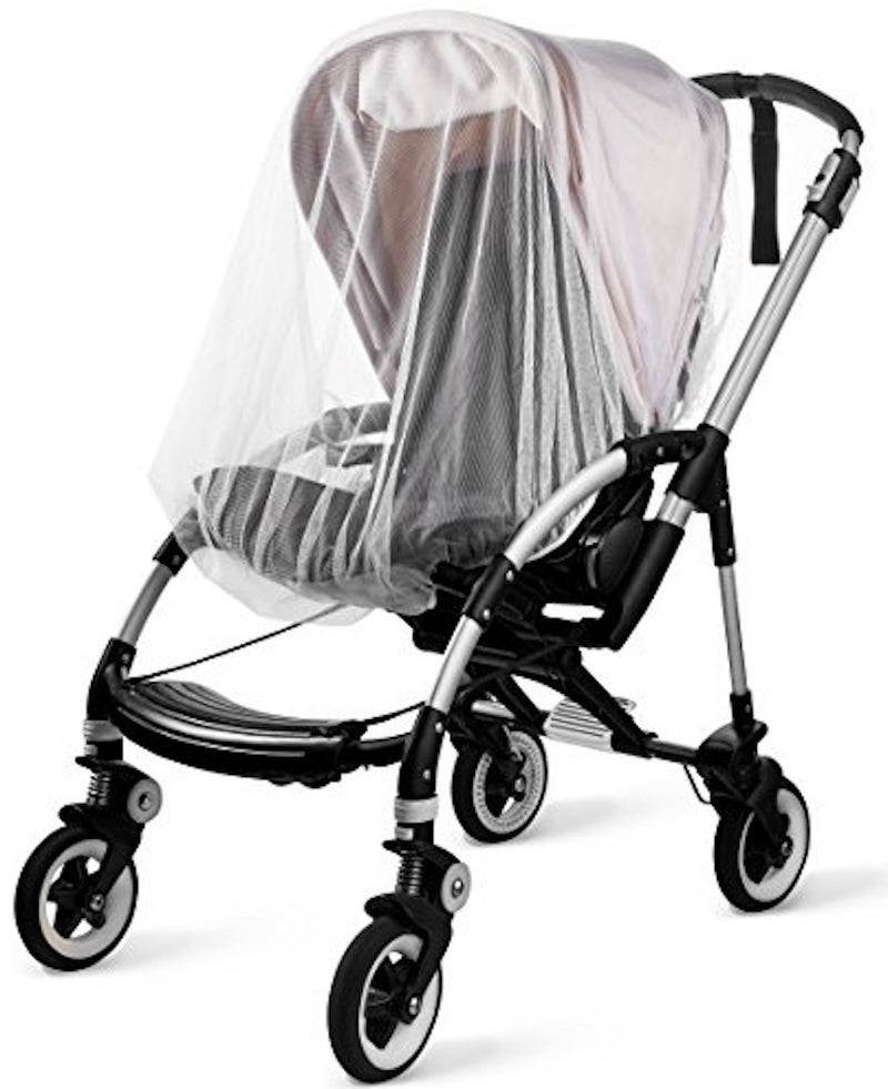 KIDLUF Mosquito and Bug Net for Baby Strollers Bassinets Cradles and Car Seats  Insect Net Safe Mesh White Buggy Cover for Pushchairs Prams and Carrycots