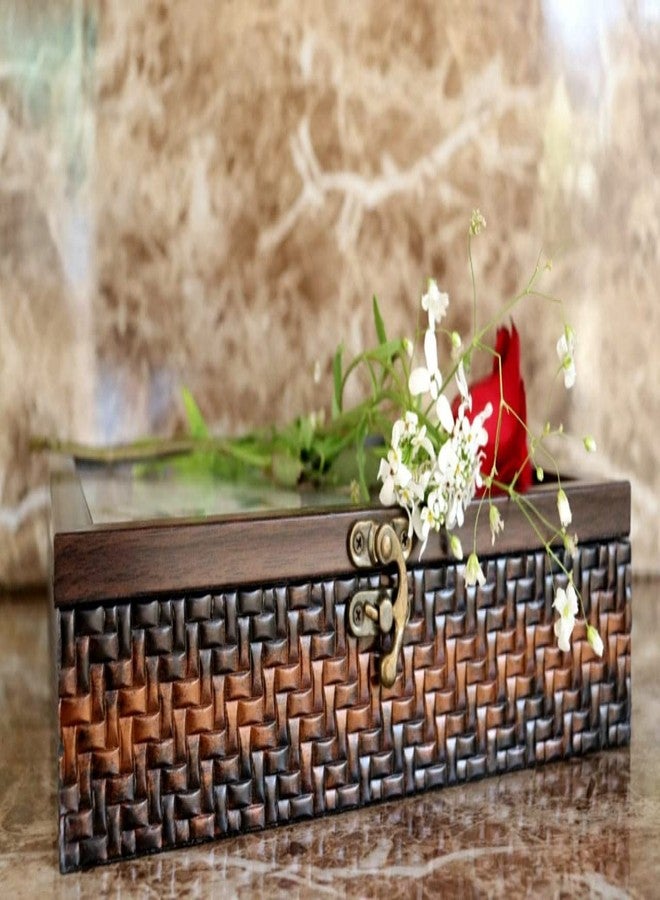 AD ARTS Indian Essence Antique Cutlery Holder | Handicraft item For Storing Cutlery or Accessories or Jewellery. - Image 4
