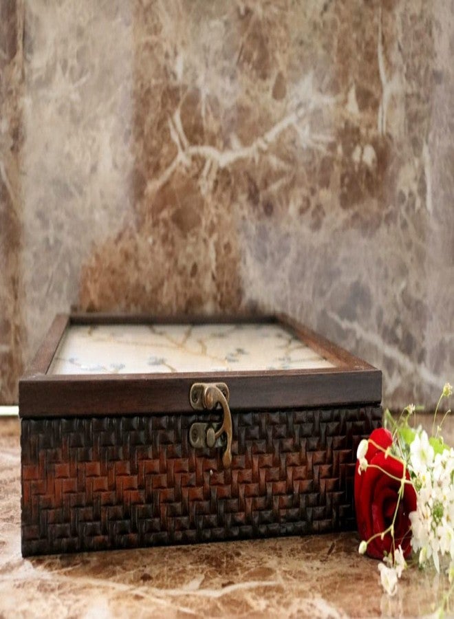 AD ARTS Indian Essence Antique Cutlery Holder | Handicraft item For Storing Cutlery or Accessories or Jewellery. - Image 3