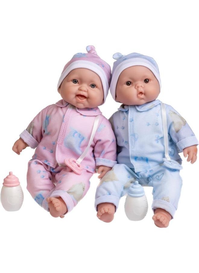 JC TOYS JC Toys Lots to Cuddle Twin Babies 13 inches  - Image 2