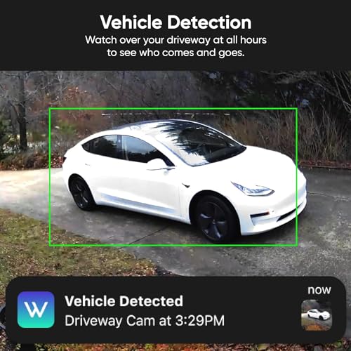 WYZE Cam v3 Pro 2K Indoor/Outdoor Wi-Fi Security Camera with Color Night Vision, Edge AI, Integrated Spotlight & Siren, 2-Way Audio, Compatible with Alexa & Google Assistant, White - Image 5