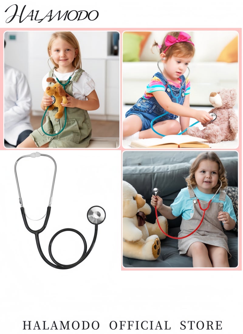 HALAMODO Kids Stethoscope Single Head Stethoscope Real Working Nursing Stethoscope Toddler Doctor Game Toy Doctor Nurse Cosplay Costume Accessories  - Image 5