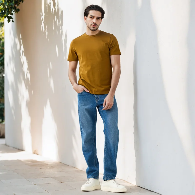 سبلاش فيڤ Regular Fit Crew Neck T-shirt